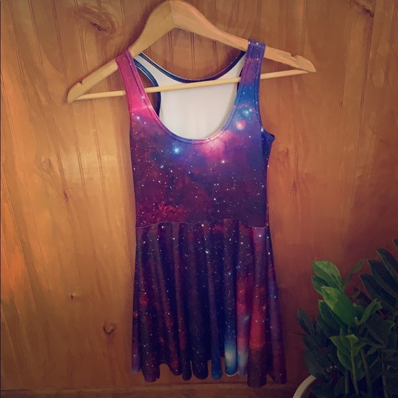 Blackmilk Dresses & Skirts - Black milk galaxy skater dress